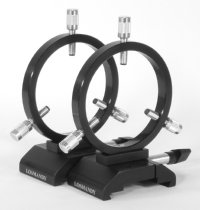 Telescope Guide Scope Rings DVR90 Losmandy Style Rings and Vixen Style Rings